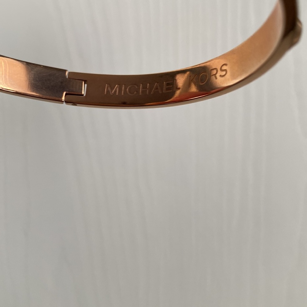 Michael Kors Rose Gold Belt Bracelet - Picture 6 of 8